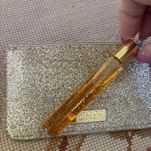 Jimmy Choo Parfums Sparkling Gold Pouch with I Want Choo Travel Fragrance